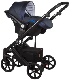 Baby Merc Mosca Denim 3-in-1 Kinderwagen Incl. Autostoel MO/MO01/B -LiefjesHoek Verkoop baby merc mosca denim 3 in 1 kinderwagen incl. autostoel mo mo01 b 2