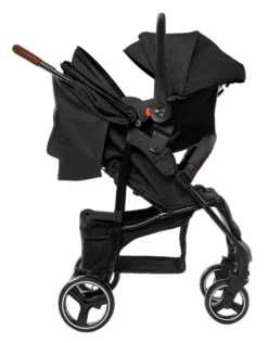 Babygo Basket Dark Grey Melange Wandelwagen Incl. Autostoel 64011 -LiefjesHoek Verkoop babygo basket dark grey melange wandelwagen incl. autostoel 64011 1