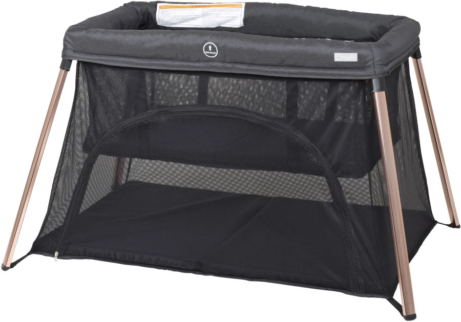 Babygo Dreams II Zwart/Rosegoud Campingbedje Incl. Bodemverhoger 4705 1 Babygo Dreams II Zwart/Rosegoud Campingbedje Incl. Bodemverhoger 4705