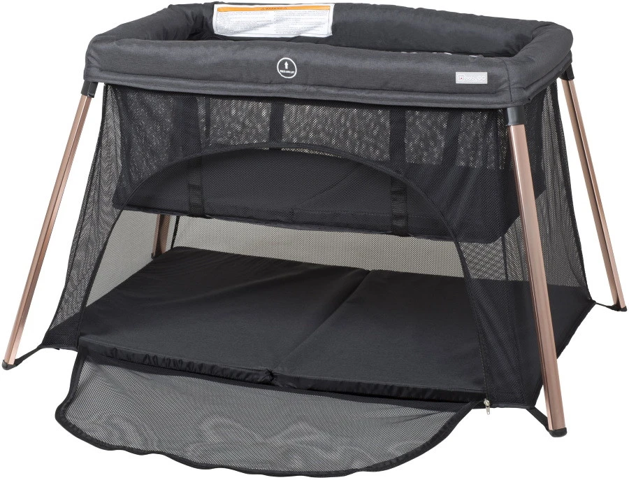 Babygo Dreams II Zwart/Rosegoud Campingbedje Incl. Bodemverhoger 4705 3 Babygo Dreams II Zwart/Rosegoud Campingbedje Incl. Bodemverhoger 4705 - Afbeelding 3