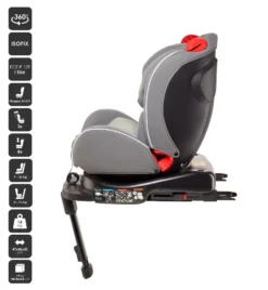 Babygo Fixleg Grey Isofix 360° Autostoel 0-25 Kg 2702 -LiefjesHoek Verkoop babygo fixleg grey isofix 360 autostoel 0 25 kg 2702.7