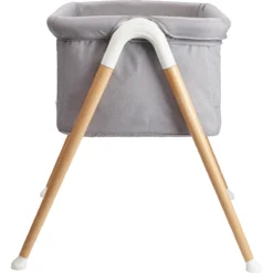 Babygo Goodnight Grey Wieg 4361 -LiefjesHoek Verkoop babygo goodnight grey wieg aan bed 3