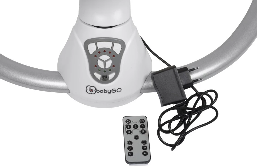 Babygo Homey Set Black/Nature Babyschommel En Kinderstoel 19011 6 Babygo Homey Set Black/Nature Babyschommel En Kinderstoel 19011 - Afbeelding 6