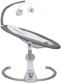 Babygo Homey Set Grey/White Babyschommel En Kinderstoel 19024 -LiefjesHoek Verkoop babygo homey grey swing babyschommel 109 2 3 1 3