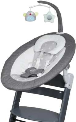 Babygo Homey Set Grey Babyschommel En Kinderstoel 19022 -LiefjesHoek Verkoop babygo homey set grey babyschommel en kinderstoel 19022 3
