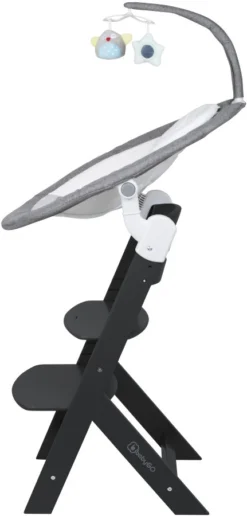 Babygo Homey Set Grey/Black Babyschommel En Kinderstoel 19023 -LiefjesHoek Verkoop babygo homey set greyblack babyschommel en kinderstoel 19023 4