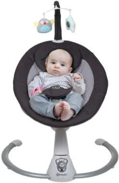 Babygo Homey Set Black/Grey Babyschommel En Kinderstoel 19012 -LiefjesHoek Verkoop babygo homey swing babyschommel 1 1 2