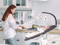 BabyGo Homey Grey Swing Babyschommel 190-2 -LiefjesHoek Verkoop babygo homey swing babyschommel 4 1