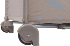 Babygo MoonStars Beige Melange Campingbed 4802 -LiefjesHoek Verkoop babygo moonstars beige campingbed 4