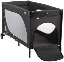 Babygo MoonStars Black Melange Campingbed 4803 -LiefjesHoek Verkoop babygo moonstars black campingbed 3