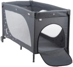 Babygo MoonStars Grey Melange Campingbed 4801 -LiefjesHoek Verkoop babygo moonstars grey campingbed 3