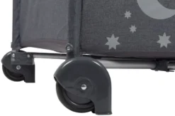 Babygo MoonStars Grey Melange Campingbed 4801 -LiefjesHoek Verkoop babygo moonstars grey campingbed 4