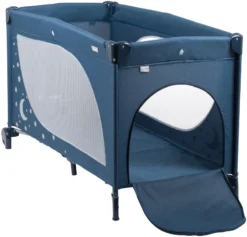 Babygo MoonStars Navy Melange Campingbed 4804 -LiefjesHoek Verkoop babygo moonstars navy campingbed 3