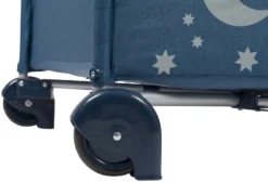 Babygo MoonStars Navy Melange Campingbed 4804 -LiefjesHoek Verkoop babygo moonstars navy campingbed 4