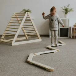 Babygo Nature 4-delige Balansbalk 8602 -LiefjesHoek Verkoop babygo nature balansbalk sfeer 3