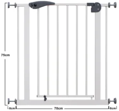 Babygo Safety Gate White Traphek Klemhek 4051 -LiefjesHoek Verkoop babygo safety gate white traphek klemhek 4051 4