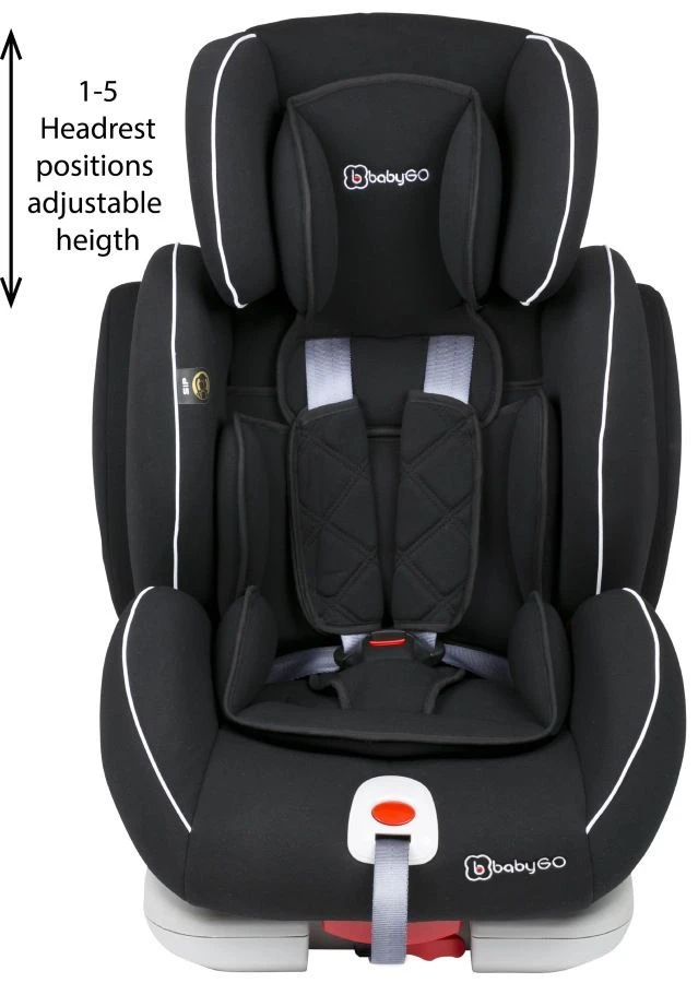 Babygo Sira Zwart Isofix Autostoel 9-36 Kg 3753 12 Babygo Sira Zwart Isofix Autostoel 9-36 Kg 3753 - Afbeelding 12