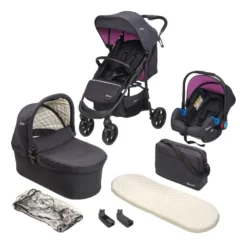 Babygo Style Rosa 3-in-1 Kinderwagen Incl. Autostoel 6324
