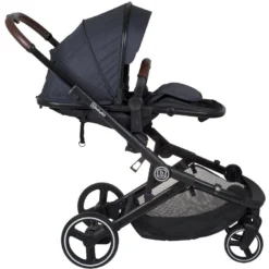 Babygo Twinner Blue Tandem Duowagen Incl. 2 Autostoelen -LiefjesHoek Verkoop babygo twinner tandem duowagen 14 2