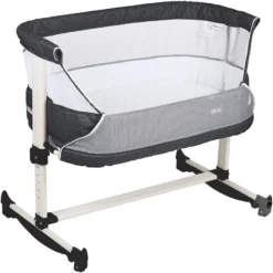 Babygo Vivaldi Dark Grey Wieg Aan Bed 4653 -LiefjesHoek Verkoop babygo vivaldi dark grey wieg aan bed 4653 2