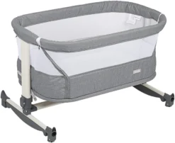 Babygo Vivaldi Grey Wieg Aan Bed 4651 -LiefjesHoek Verkoop babygo vivaldi grey wieg aan bed 4651 1