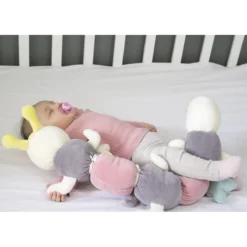 Babyjem Rups Roze 80cm Speelknuffel En Kussen 675 -LiefjesHoek Verkoop babyjem rups roze 80cm speelknuffel en kussen 675 4 1