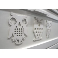 Babykamer Uil Wit: Ledikant, Commode En Open Kast -LiefjesHoek Verkoop babykamer uil wit ledikant commode en 2 deurs kast 6 2