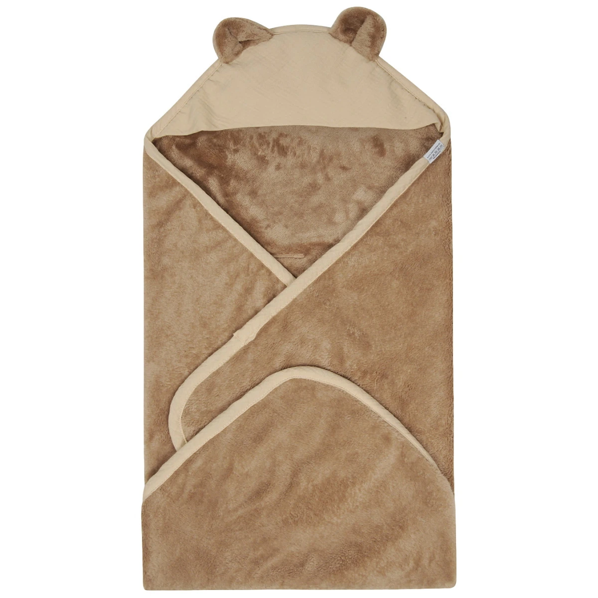 Babymatex Muslin Koala Brown/Beige 95x95 Cm Wikkeldeken Voor Autostoel TB0444_01