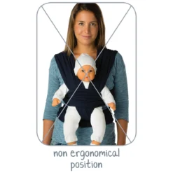 Babylonia Tricot-Slen Bamboo Khaki Green Draagdoek BDDTSB_1_707 -LiefjesHoek Verkoop bddts position 04 lr 1