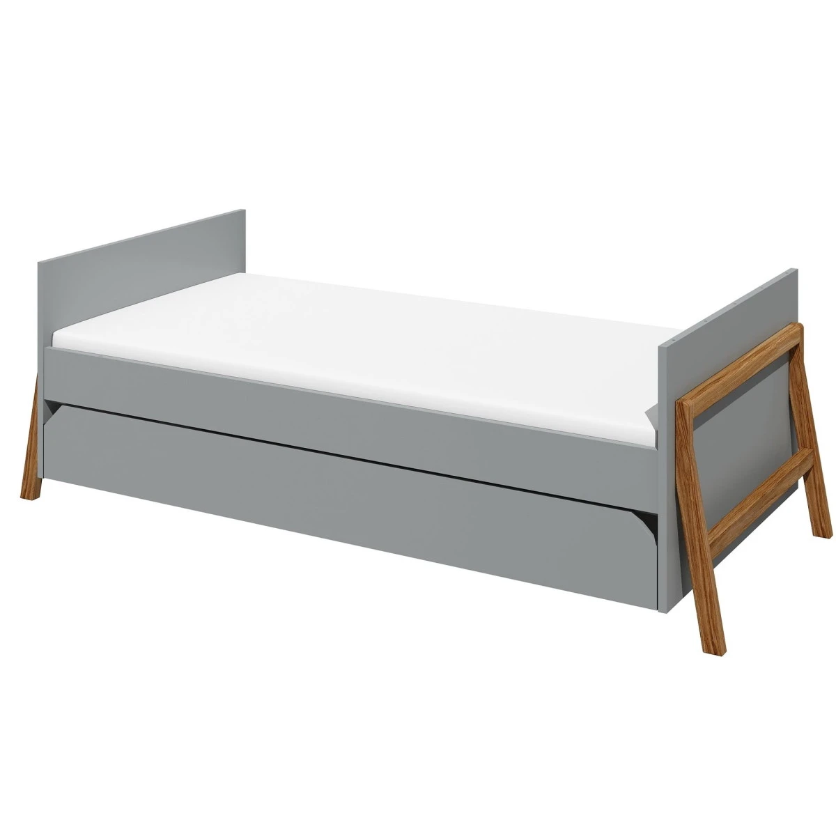 Bellamy Lotta Grey Babykamer: Ledikant/Juniorbed En Commode - Afbeelding 5