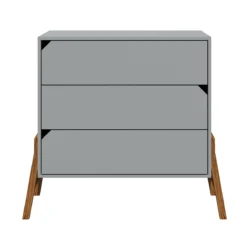 Bellamy Lotta Grey Babykamer: Ledikant/Juniorbed, Commode En 2-Deurskast -LiefjesHoek Verkoop bellamy lotta grey commode loszkomo 1 2
