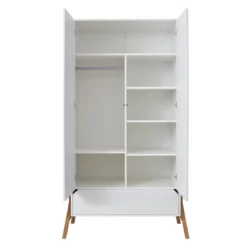 Bellamy Lotta Snow Babykamer: Ledikant/Juniorbed, Commode En 2-Deurskast -LiefjesHoek Verkoop bellamy lotta snow 2 deurskast lobisz2d 2 1