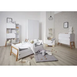 Bellamy Lotta Snow Babykamer: Ledikant/Juniorbed, Commode Met 6 Lades En 2-Deurskast -LiefjesHoek Verkoop bellamy lotta snow babykamer 3 4