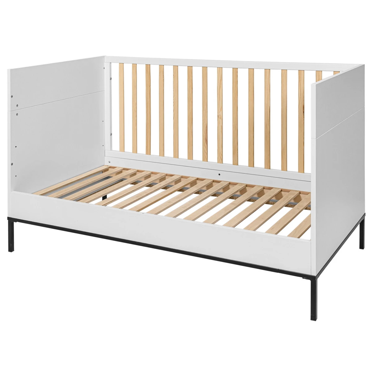 Bellamy Lumi White Babykamer: Ledikant/Juniorbed En Commode - Afbeelding 4