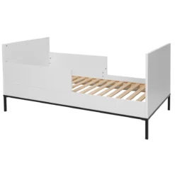 Bellamy Lumi White Babykamer: Ledikant/Juniorbed En Commode -LiefjesHoek Verkoop bellamy lumi white 70 x 140 cm ledikant juniorbed lubilo70 5 1
