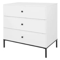 Bellamy Lumi White Babykamer: Ledikant/Juniorbed En Commode -LiefjesHoek Verkoop bellamy lumi white commode lubikomo 2 1