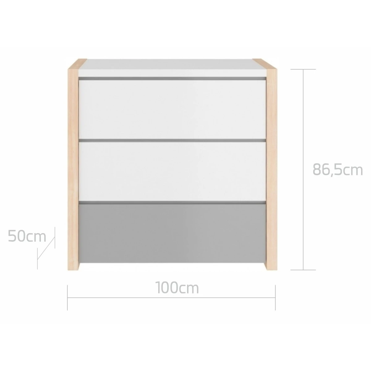 Bellamy Pinette Babykamer: Ledikant/Juniorbed, Commode En 2-Deurskast 15 Bellamy Pinette Babykamer: Ledikant/Juniorbed, Commode En 2-Deurskast - Afbeelding 15