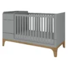 Bellamy UP! Grey 70 X 120/160 Cm 2-in-1 Meegroei Ledikant En Commode