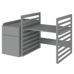 Bellamy UP! Grey 70 X 120/160 Cm 2-in-1 Meegroei Ledikant En Commode -LiefjesHoek Verkoop bellamy up grey 70 x 120 160 cm 2 in 1 meegroei ledikant en commode 6