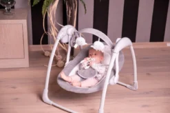 Bo Jungle B-Portable Swing Dolphy Grey Babyschommel B700600 -LiefjesHoek Verkoop bo jungle b portable swing dolphy grey babyschommel b700600 6