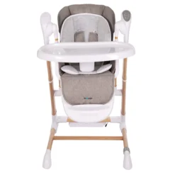 Bo Jungle B-Swinging Pure White Kinderstoel En Babyswing B720110