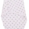 Bo Jungle B-Wrap Grey Feathers Small Wikkeldeken B172300