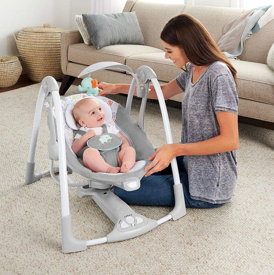 Bright Starts Ingenuity Power Adapt Portable Swing Wimberly Babyschommel K12322 - Afbeelding 8