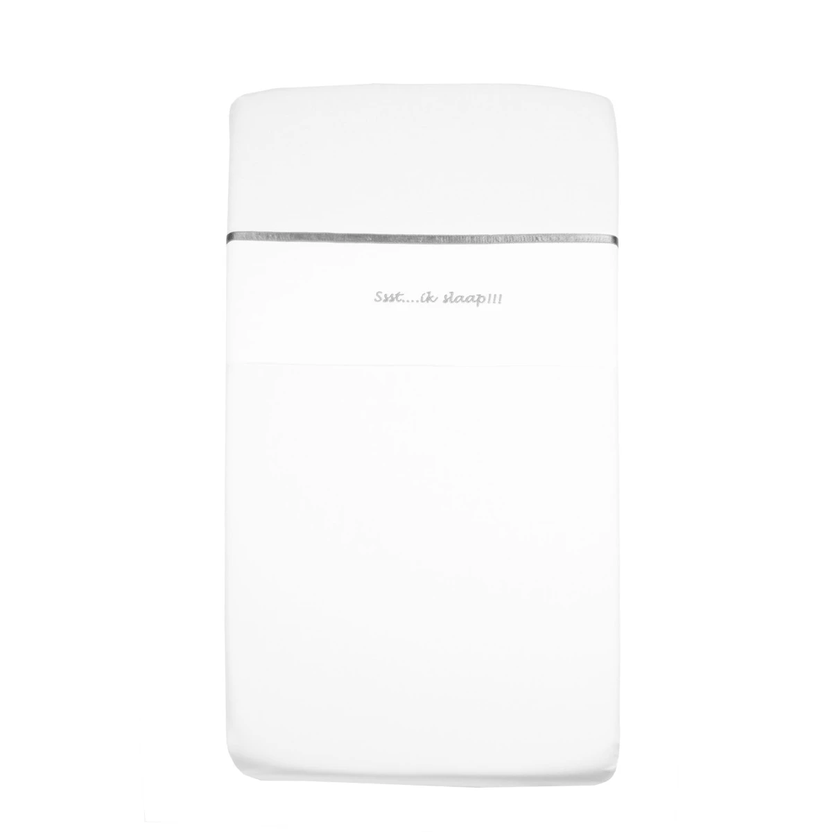 Briljant Ssst....ik Slaap!!! Zand 75 X 100 Cm Wieglaken 2 Briljant Ssst....ik Slaap!!! Zand 75 X 100 Cm Wieglaken - Afbeelding 2