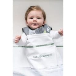 Briljant 'Ssst....Ik Slaap!!!' Zand 100 X 150 Cm Ledikantlaken -LiefjesHoek Verkoop briljant ssst sfeer 1