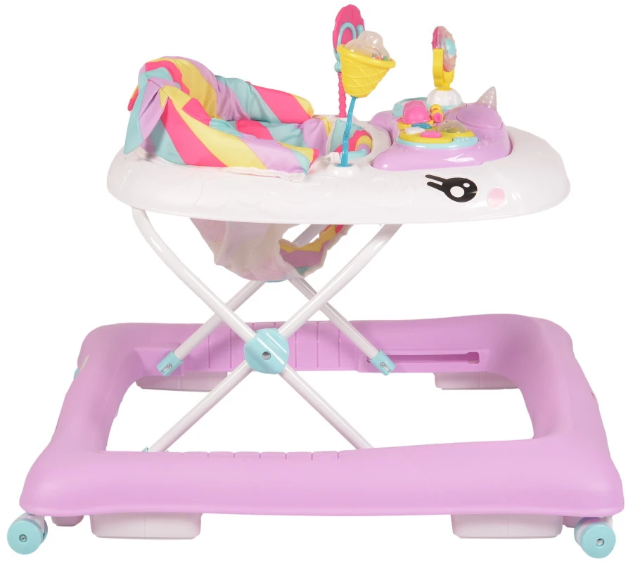 Cangaroo Baby Walker Unicorn Pink Loopstoel 4040 - Afbeelding 4