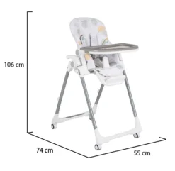 Cangaroo Bueno Grijs Kinderstoel 109979 -LiefjesHoek Verkoop cangaroo bueno grijs kinderstoel 109979 10