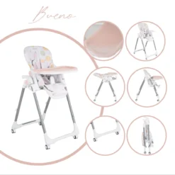 Cangaroo Bueno Roze Kinderstoel 109978 -LiefjesHoek Verkoop cangaroo bueno roze kinderstoel 109978 13