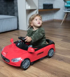 Cangaroo Cabrio Red 2-in-1 Loopstoel En Loopwagen -LiefjesHoek Verkoop cangaroo cabrio 2 in 1 loopstoel en loopwagen 1 2
