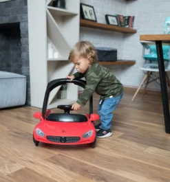 Cangaroo Cabrio Red 2-in-1 Loopstoel En Loopwagen -LiefjesHoek Verkoop cangaroo cabrio 2 in 1 loopstoel en loopwagen 3